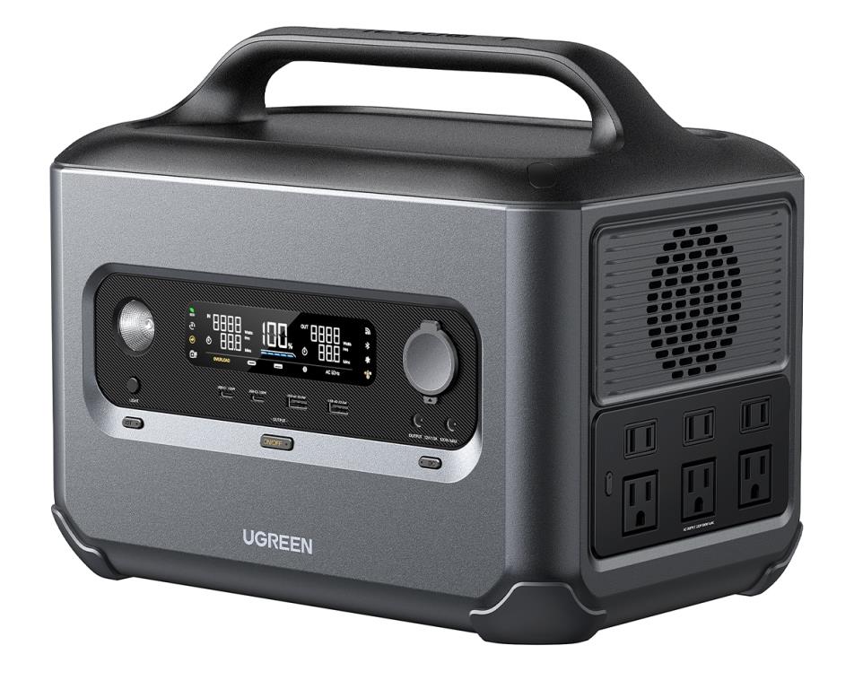 UGREENユーグリーン  PowerRoam 1200 1200W/1024Wh 15056 携帯型ワット数 [リン酸鉄リチウムイオン独居室 /13最終生産物 /AC申し受ける・ソーラー(別売) /USB Power Delivery相応う] 製造業者直送