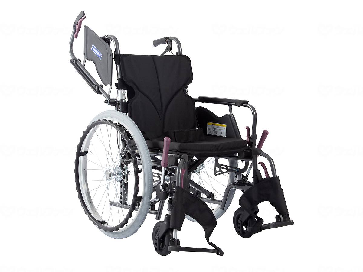 非課税商品 カワムラサイクル モダンB-style 自走用 KMD-B22-40-M 前座43cm 中床 / 座幅40cm No.19 黒ポリエステル メーカー直送｜イイケア　介護と健康の通販専門店