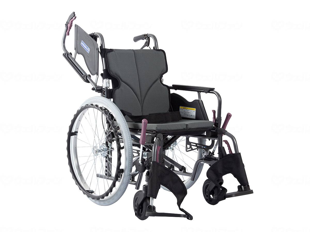 非課税商品 カワムラサイクル モダンB-style 自走用 KMD-B22-38-H 前座45cm 高床 / 座幅38cm No.82 チャコールグレー メーカー直送｜イイケア　介護と健康の通販専門店
