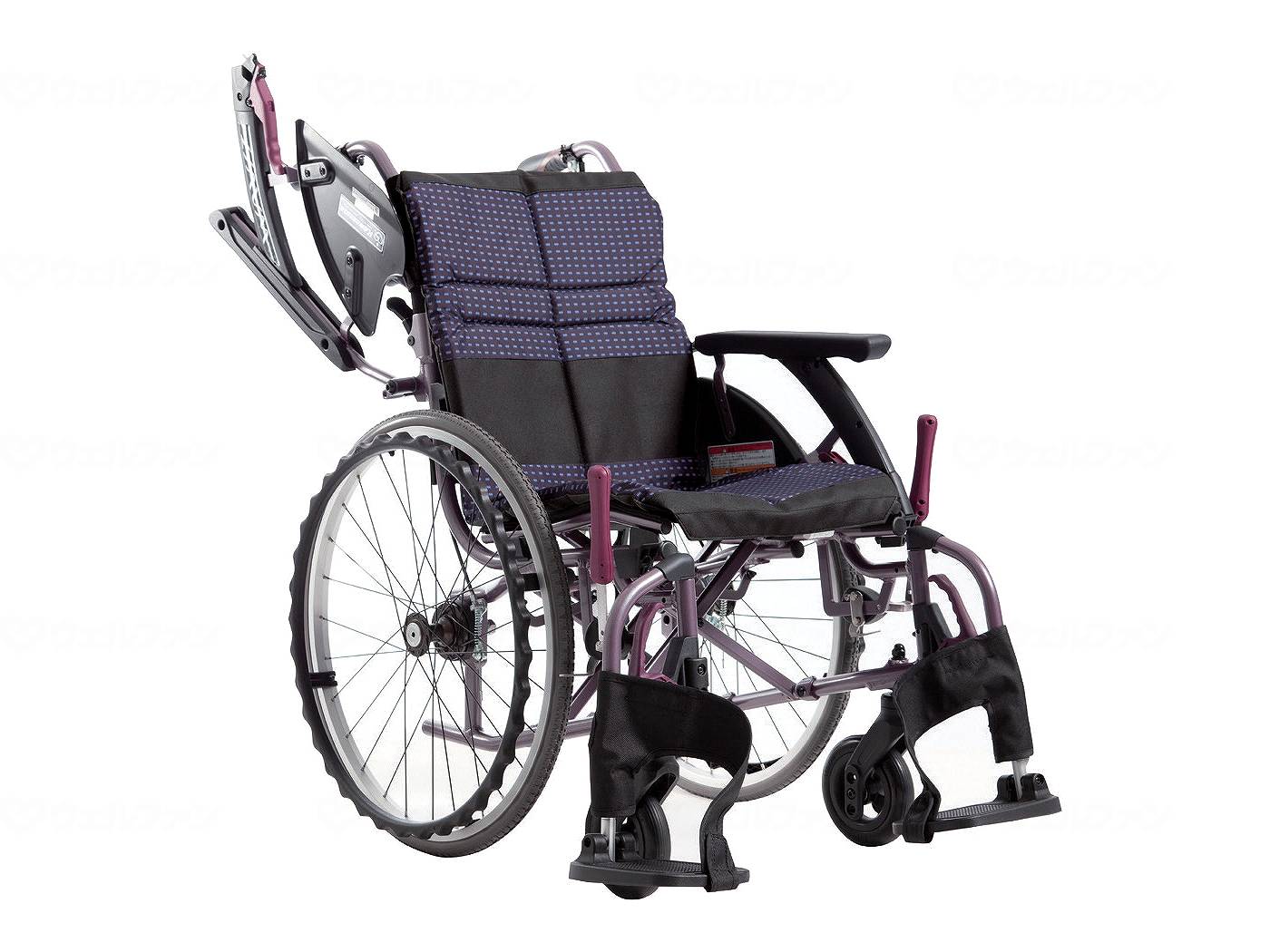 非課税商品 カワムラサイクル WAVITRoo（ウェイビットルー） 多機能タイプ 22インチ WARP22-40-H 自走用 / 座幅40cm 前座高45cm ファブリック メーカー直送｜イイケア　介護と健康の通販専門店