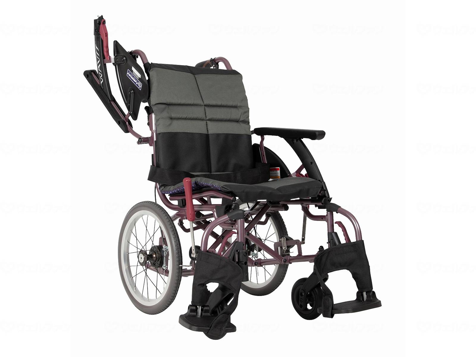 非課税商品 カワムラサイクル WAVITRoo(ウェイビットルー) 多機能タイプ 16インチ WARP16-40-H 介助用 / 座幅40cm 前座高45cm ファブリック メーカー直送|イイケア 介護と健康の通販専門店