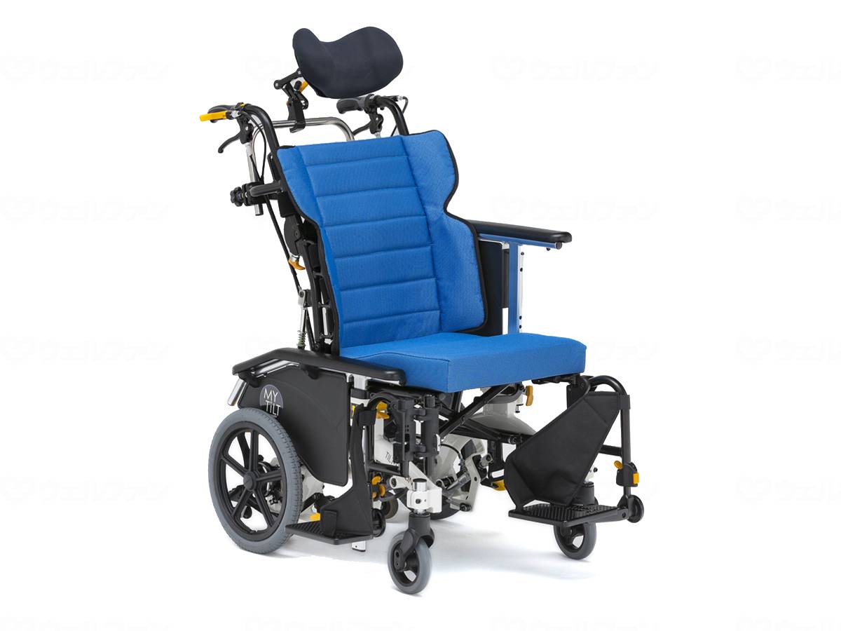 非課税商品 松永製作所 マイチルト・ミニ3D スイングアウト・リフトアップ付 MH-SRL / 座幅40cm F-2(ブルー) メーカー直送品|イイケア 介護と健康の通販専門店