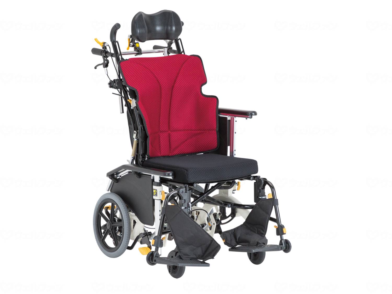 非課税商品 松永製作所 マイチルト・コンパクト2 MH-CR2/座幅40cm M-14(ワインレッド) メーカー直送|イイケア 介護と健康の通販専門店