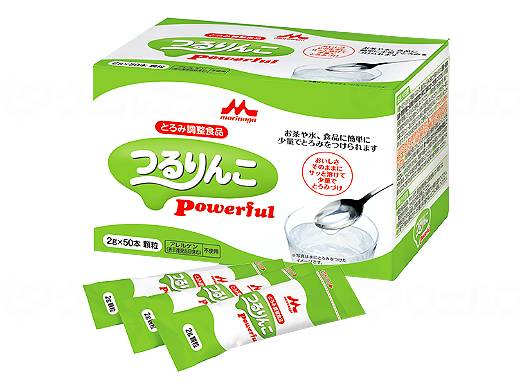 ケース販売　森永乳業クリニコ　つるりんこ　Powerful（パワフル） / 0643923　2g&times;50本 &times;8個入り｜イイケア　介護と健康の通販専門店