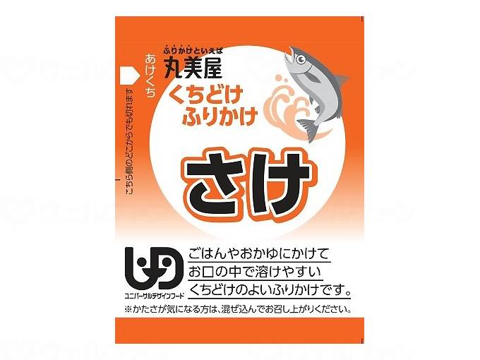 ケース販売　丸美屋フーズ　くちどけふりかけ　さけ / 2g&times;30包入｜イイケア　介護と健康の通販専門店