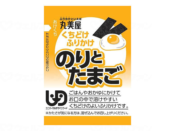ケース販売　丸美屋フーズ　くちどけふりかけ　のりとたまご / 2g&times;30包入｜イイケア　介護と健康の通販専門店