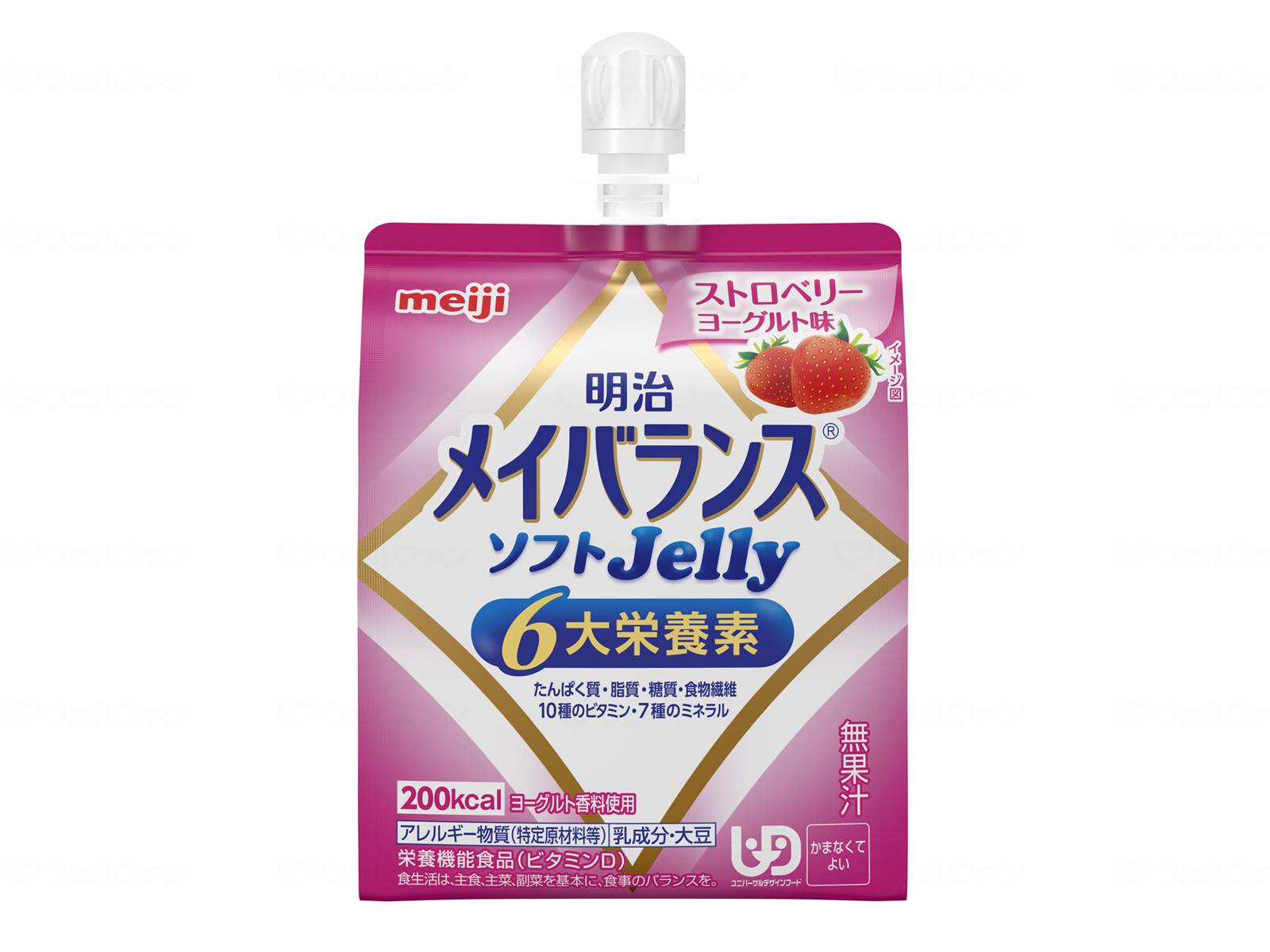 容れもの売りわたす 明治 メイバランスソフトJelly オランダ苺発酵乳味 / 1671333 125mL ×36個