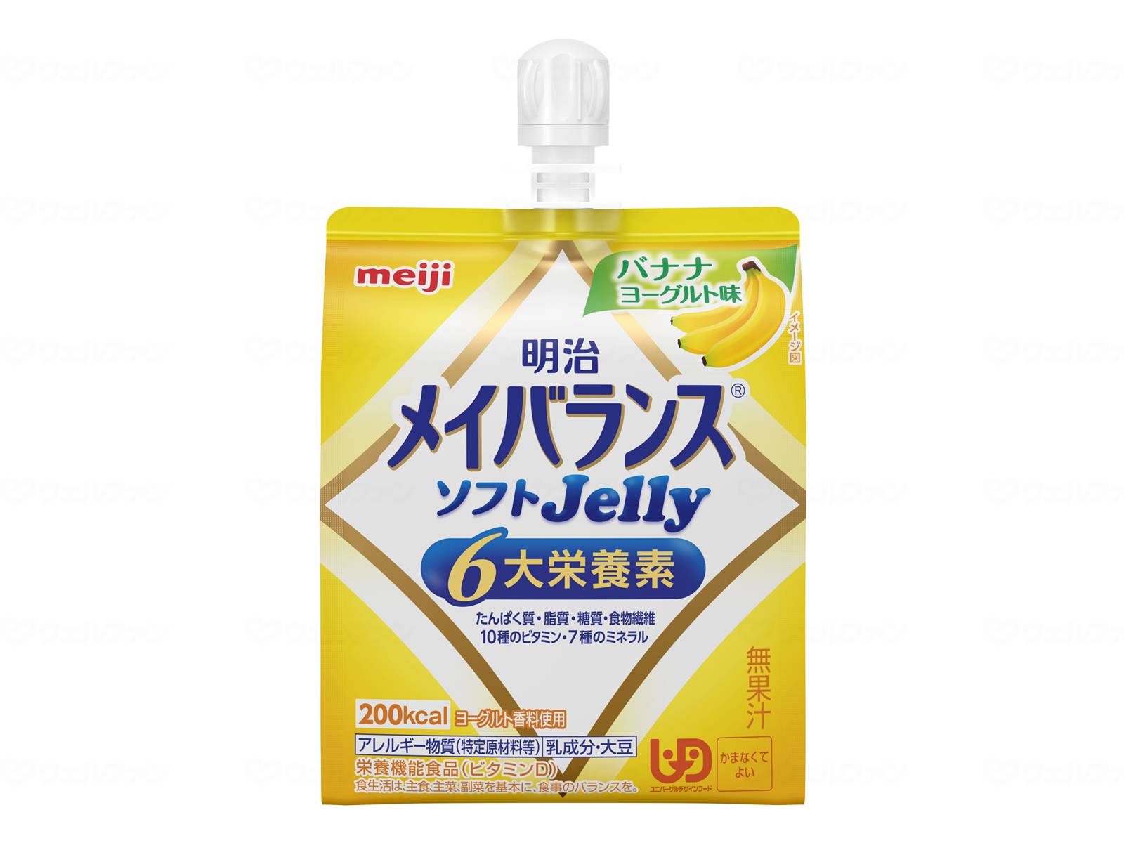 容れもの売りわたす 明治 メイバランスソフトJelly バナナの木発酵乳味 / 1671336 125mL ×36個