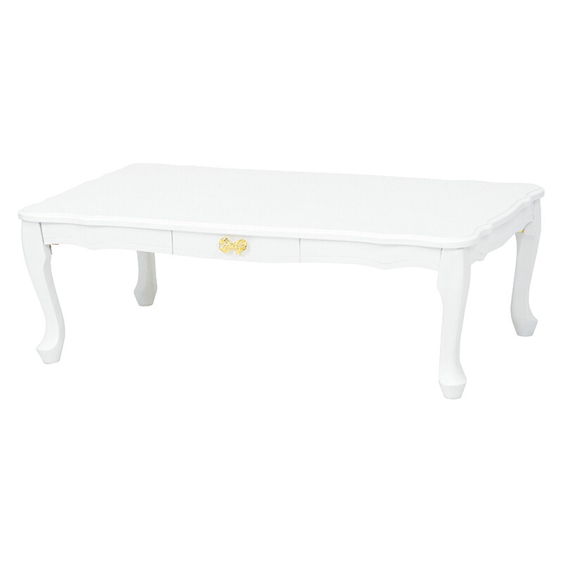 楽天市場】折れ脚テーブル 幅100cm 折りたたみ 猫脚 引き出し付き