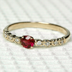 楽天市場】スフェーン × ダイヤモンド リング 6.0mm 『エレガンス