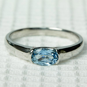 楽天市場 K18 18金 リング サンタマリアアフリカーナ アクアマリン リング 4 0mm 6 0mm ジュエリーエクセレンテ
