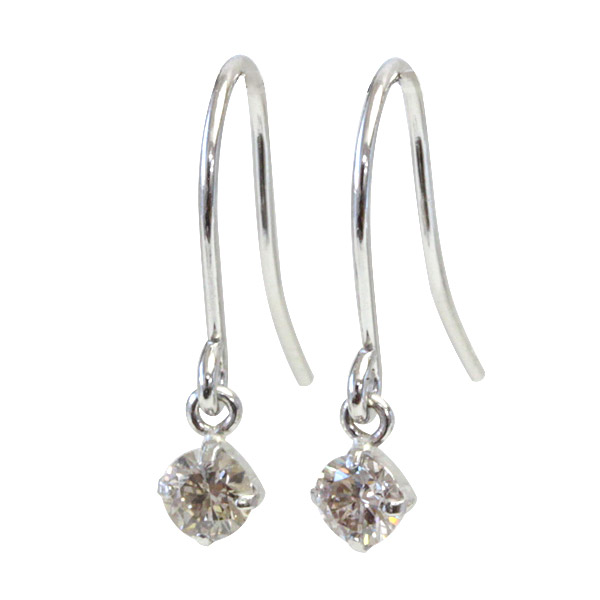 楽天市場】アメリカンピアス K18 ブラウンダイヤモンドアメリカン