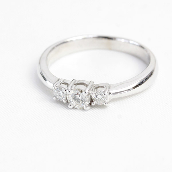 K18 ダイヤモンド リング トータル 0.25ct イエローゴールド ピンクゴールド プラチナ SIクラス品質