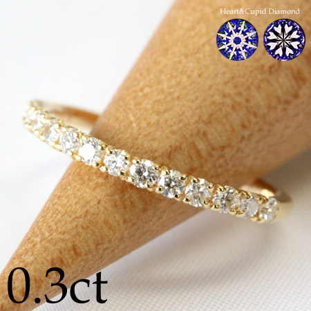 楽天市場】K18 マルチカラー ダイヤモンド エタニティリング 0.25ct 18