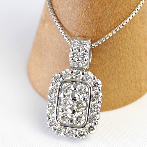 Pt900 ダイヤモンド ネックレス 1ct 45cm ベネチアン ダイヤネックレス ダイアモンド 1カラット 記念日 誕生日 結婚記念日 アニバーサリー プレゼント