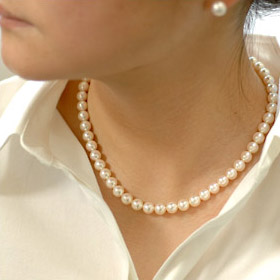 【楽天市場】アコヤ本真珠 花珠 ネックレス 7.0mm-7.5mm：ジュエリーエクセレンテ