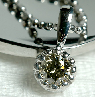 K18 ブラウンダイヤモンド ペンダントトップ 0.1ct｜ジュエリーエクセレンテ