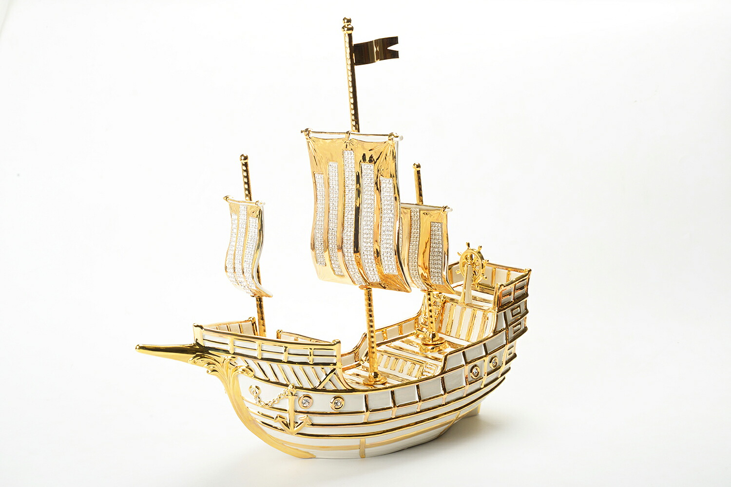 イタリア製 陶人形 The Royal Galleon SV-45852 人形 置物おしゃれ インテリア クラシックデザイン アンティーク調｜ヨーロッパ輸入家具エクセレンテ