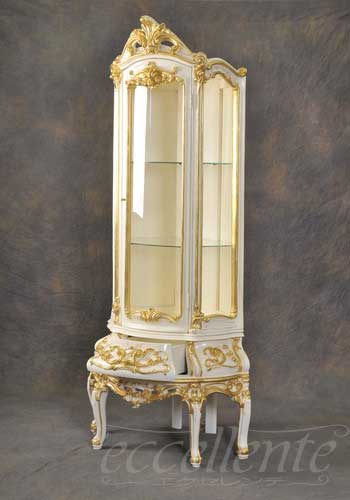 イタリア家具 ヨーロッパ家具 Bl Napcrwg イタリア製家具 コーナーグラスキャビネット Crwg イタリアン家具 ヨーロピアン家具 輸入家具 アンティーク調 ロココ調家具 Prescriptionpillsonline Is