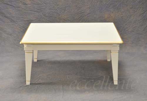 ★ イタリア家具 ヨーロッパ家具 LA7-500505W イタリア製家具　センターテーブル四角Ｗ 【イタリアン家具 ヨーロピアン家具 輸入家具 アンティーク調】【クラシック家具】