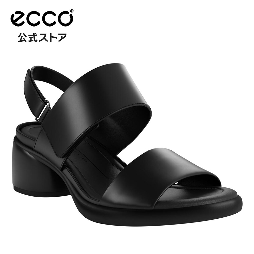 ecco　サンダル　美品　39 24.5　ブラック ECCO Sculpted LX 55 ウィメンズ レザーヒールサンダル | ブラック