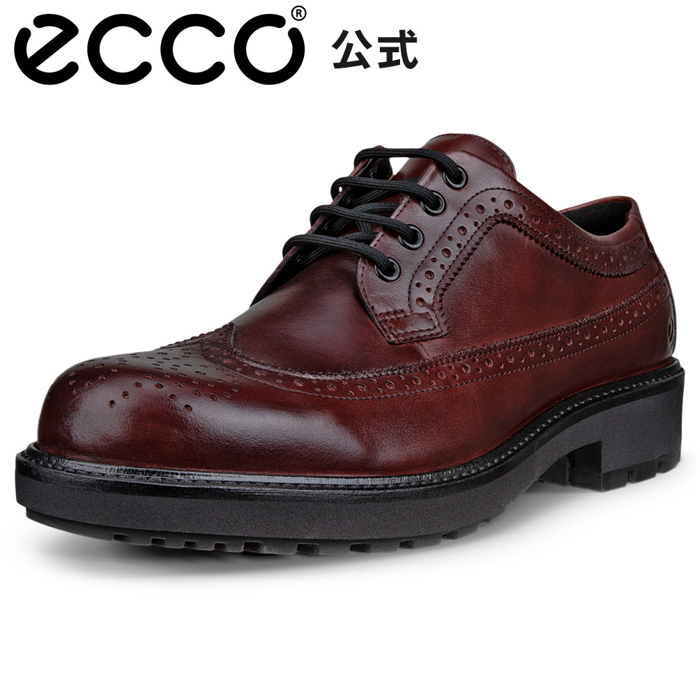 お買い物マラソンP15倍[ECCO公式] METROPOLE OSLO M BROGUE メンズ ウィングチップシューズ ANDORA GLOSSY レッド 快適 軽量 履きやすい 紳士靴 メンズ 本革 ドレスシューズ ビジネスシューズ 通勤 普段履き エコー