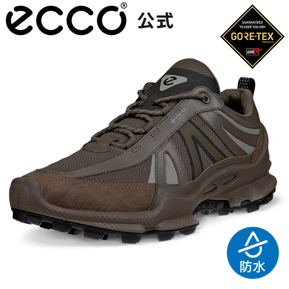 [ECCO公式] BIOM C-TRAIL M INV-GTX メンズ GORE-TEX 防水 スニーカー DARK CLAY / DARK CLAY / DARK CLAY ブラウン 快適 軽量 履きやすい 紳士靴 メンズ 本革 ゴアテックス 防水 雨の日 雨用 雨対応 エコー
