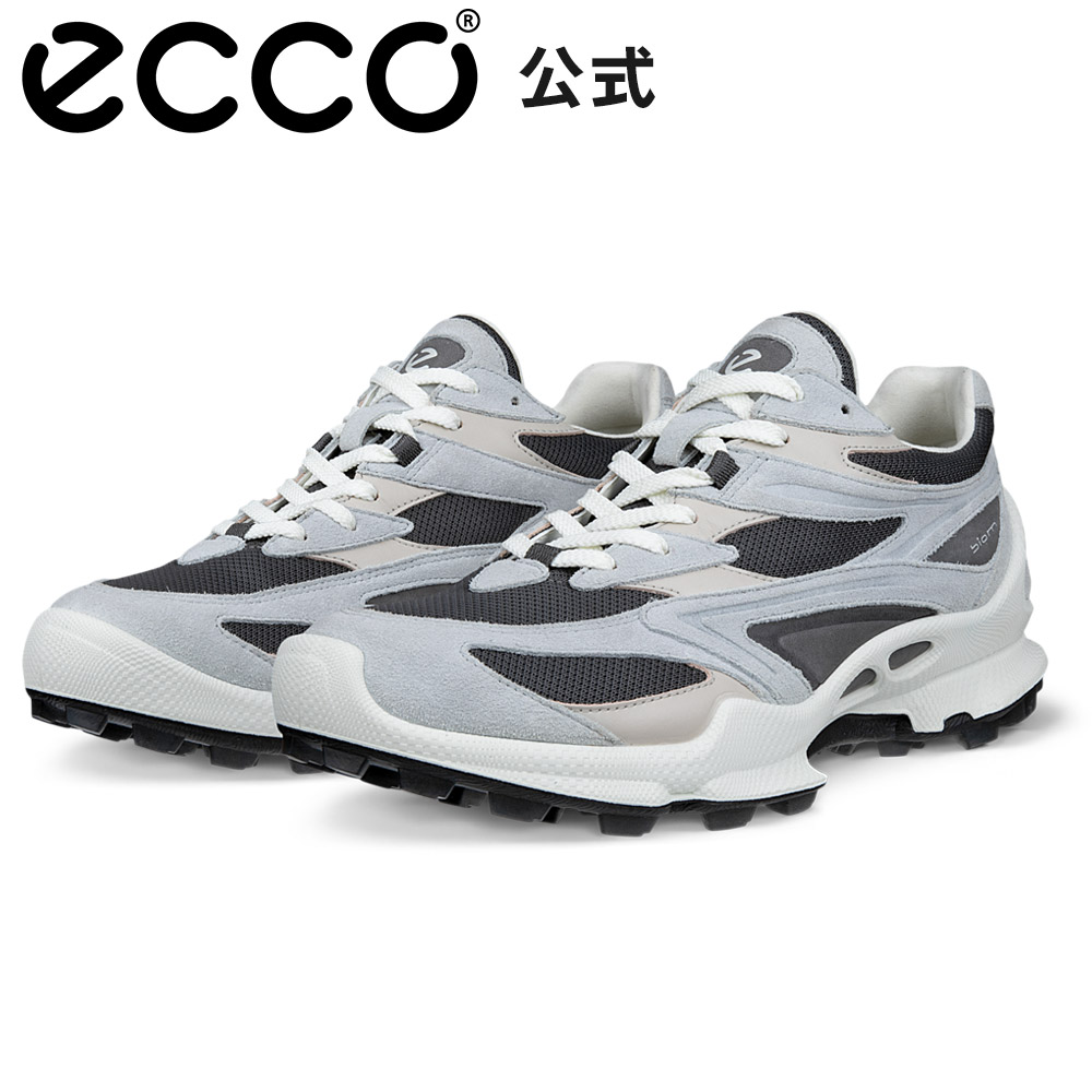 お買い物マラソンP15倍[ECCO公式] BIOM C-TRAIL M RETRO メンズ スニーカー CONCRETE / STEEL / GRAVEL グレー 快適 軽量 履きやすい 紳士靴 メンズ 本革 普段履き カジュアル スタイリッシュ エコー