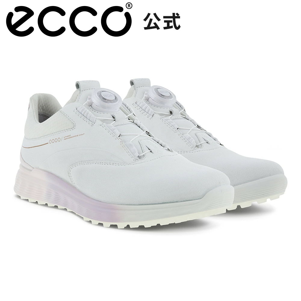 ecco エコー　ゴアテックス　ゴルフシューズ　ホワイト　40 25cm ecco エコー ゴアテックス ゴルフシューズ ホワイト 40 25cm