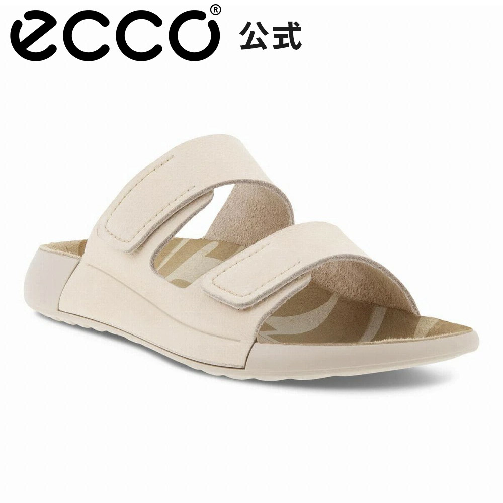【ECCO 公式】 ECCO Cozmo W Sandal LEA / エコー コズモ W LIMESTONE ベージュ Womens サンダル サンダル 婦人靴 レディース 履きやすい 疲れない リラックス 快適 アウトドア キャンプ 旅行 機内 夏 人気 北欧 ブランド|ECCO(エコー)公式 店