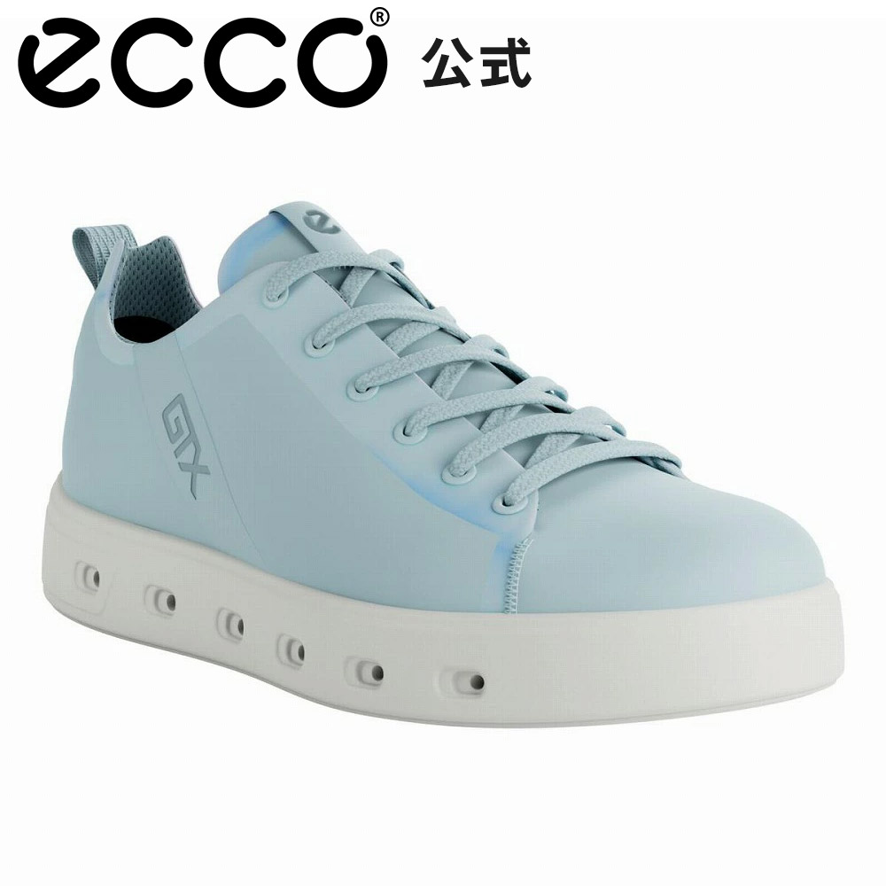 【ECCO 公式】 ECCO STREET 720 W LOW GTXS NB / エコー ストリート 720 W ロウ ゴアテックス STARLIGHT/STARLIGHT ブルー Womens スニーカー 婦人靴 防水 シューズ 防水靴 雨の日 水をはじく 北欧デザイン シンプル