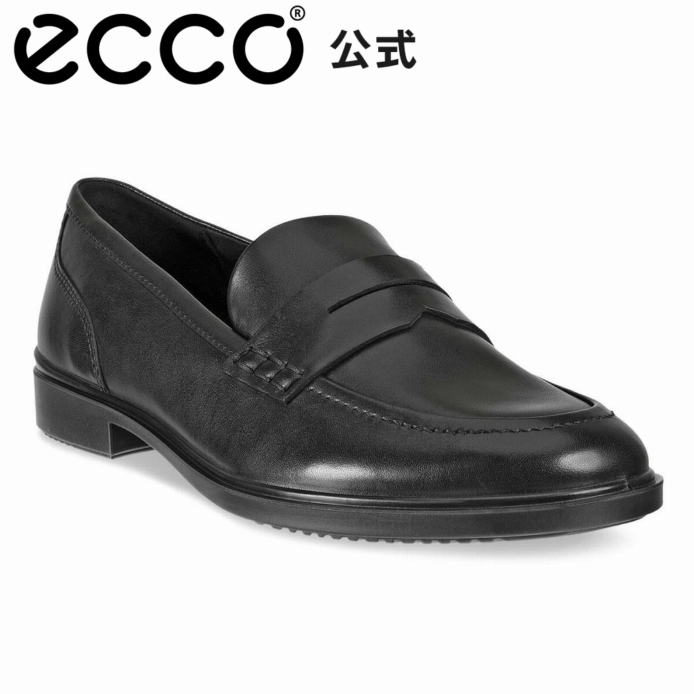 【未使用に近い】ECCO モッドトレイ 本革 3E〈定価¥27,500〉 エコー ECCO ウィメンズ 本革 ローファー モッドトレイ （COGNAC