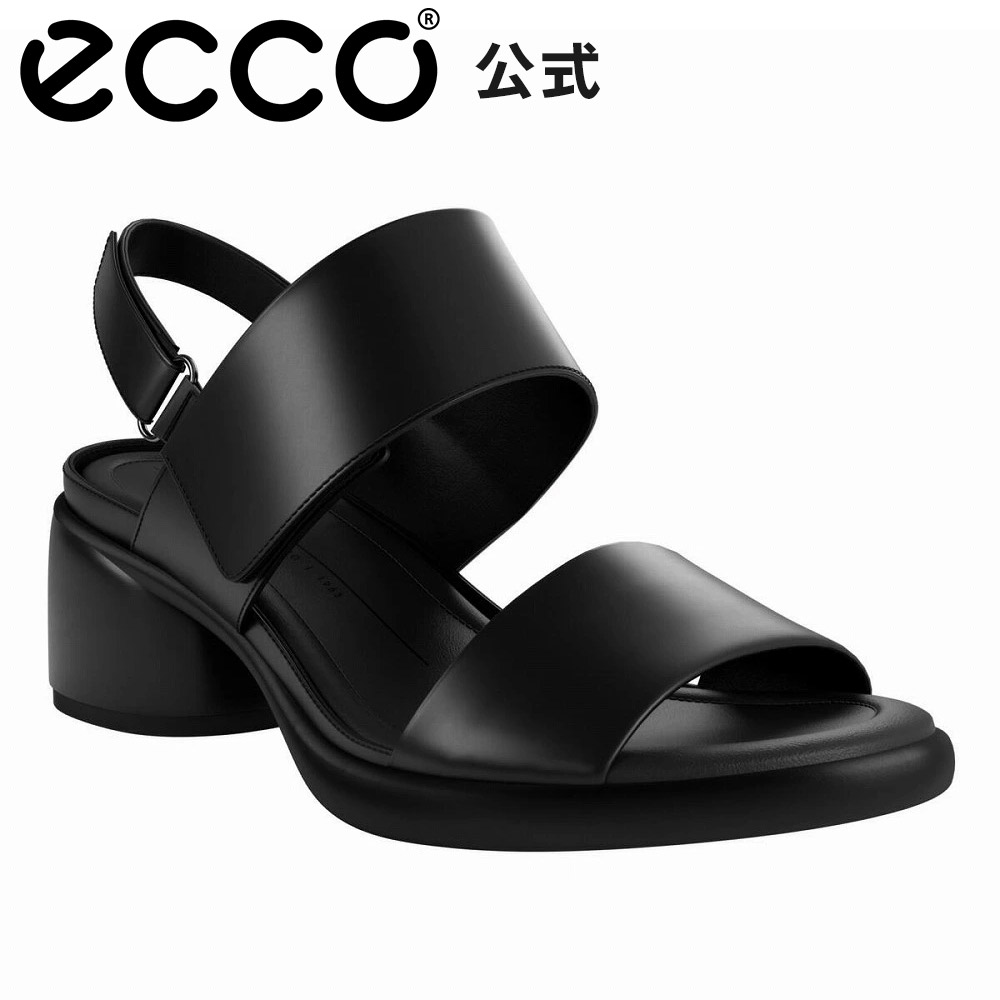 お買い物マラソンP10倍【ECCO 公式】 ECCO Sculp LX35 Sa W slide LEA / エコー スカルプテッド サンダル エルエックス 35 W BLACK ブラック Womens サンダル 35mm 太ヒール サンダル 婦人靴 レディース 履きやすい オフィス 通勤 通学 痛くない 歩きやすい 11,722円