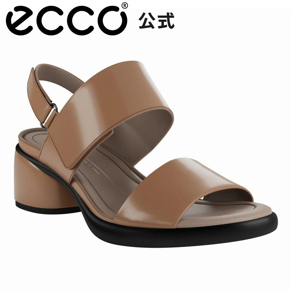 新品未使用　Ecco エコー サンダル フラット 24.5シルバー エコー ECCO シンプル サンダル フラット サンダル （PURE