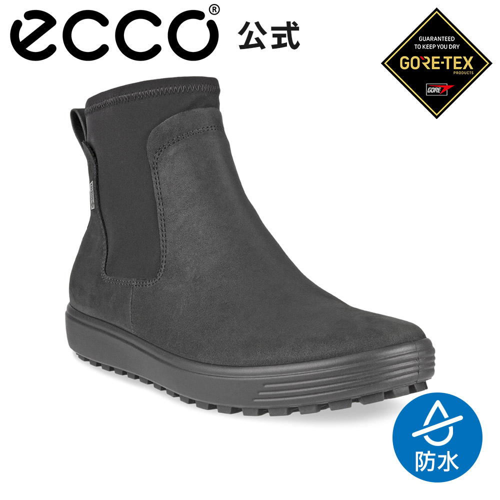 【ECCO 公式】 ECCO SOFT 7 TRED W / エコー 防水 ソフト 7 トレッド ブーツ ウィメンズ BLACK/BLACK ブラック Womens レインシューズ
