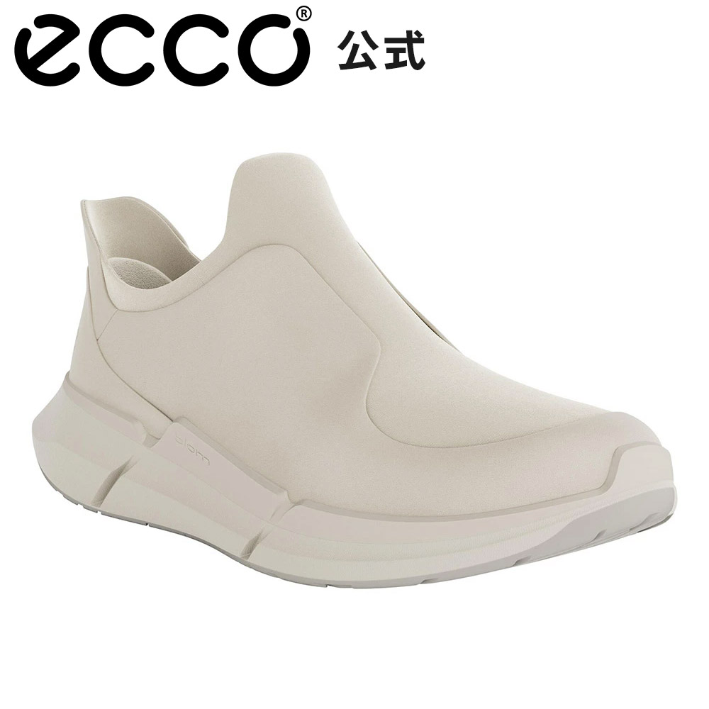 新品　エコー　ecco BIOM ホワイト　スニーカー　23㎝ エコー ECCO ウィメンズ 本革 アスレジャー スニーカー バイオム