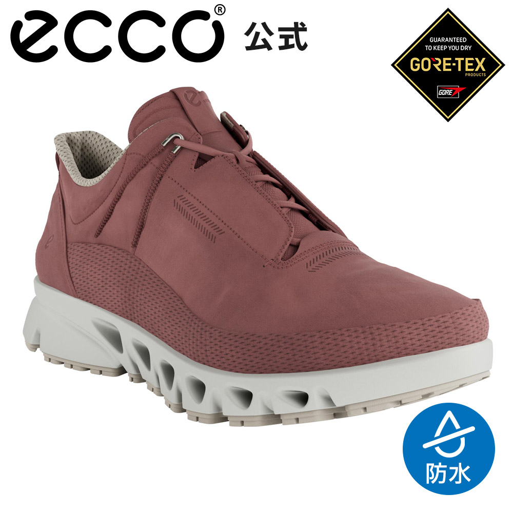 【ECCO 公式】 ECCO Multi-Vent W Petal / エコー 防水 マルチベント スニーカー ウィメンズ PETAL レッド Womens レインシューズ