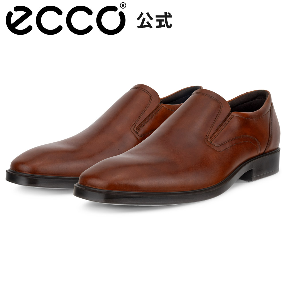[ECCO公式] METROPOLE MILAN M SLIP ON メンズ スリッポンシューズ MINK ブラウン 快適 軽量 履きやすい 紳士靴 メンズ 本革 スリッポン スリップイン Slip-in シューズ 通勤 革靴スニーカー エコー