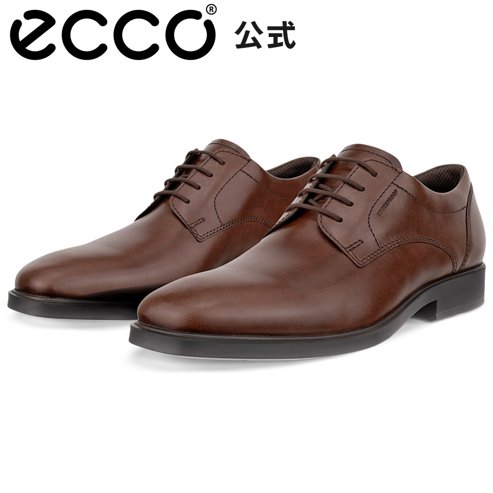 [ECCO公式] METROPOLE MILAN M DERBY メンズ ウォータープルーフ ダービーシューズ POTTING SOIL ブラウン 快適 軽量 履きやすい 紳士靴 メンズ 本革 ドレスシューズ ビジネスシューズ 防水 雨の日 雨用 雨対応 エコー｜ECCO（エコー）公式 店 23,430円