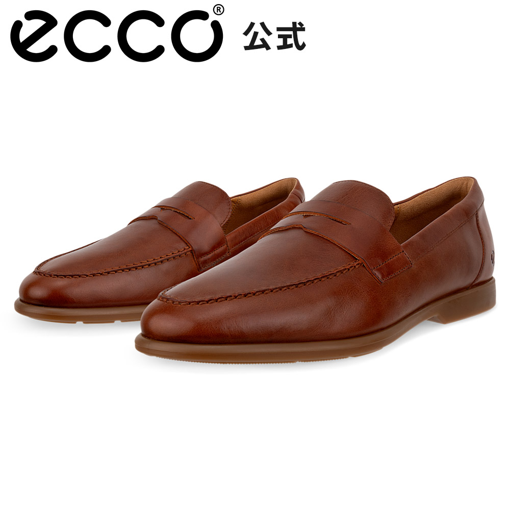[ECCO公式] METROPOLE VERONA M メンズ スニーカー ローファー COGNAC エコー 靴 快適 履き心地いい 高品質 レザー 本革 シューズ 紳士靴 ウォーキング 通勤 カジュアル オフィス 疲れにくい 履きやすい ブラウン｜ECCO（エコー）公式 店 14,969円