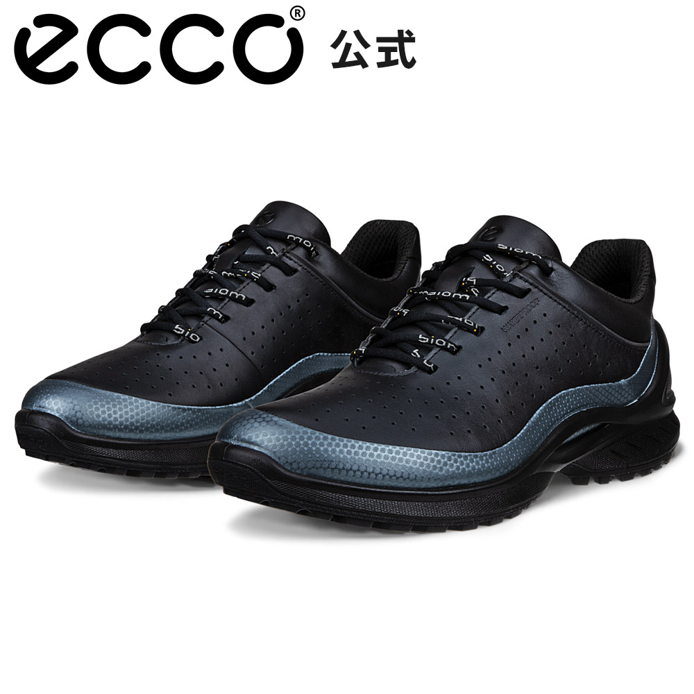 [ECCO公式] BIOM ENERGI W ウィメンズ 防水 スニーカー BUFFED SILVER/BLACK エコー 靴 快適 履き心地いい 高品質 レザー 本革 シューズ 婦人靴 レディース ウォータープルーフ 黒 疲れにくい 街履き アウトドア