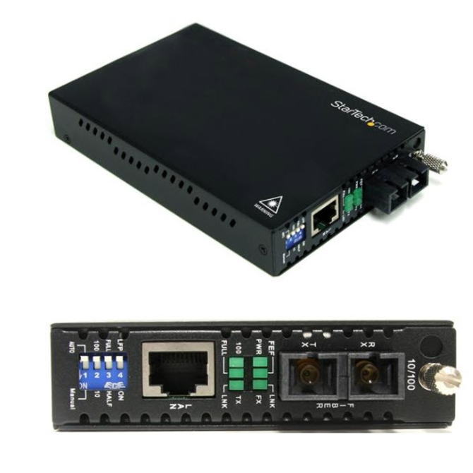 StarTech.com スタ－テックドットコム イーサネット光媒体変換器 Ethernet(10/100Base-T) - 光衣料繊維(100BASEｰFX) シングル流行り物 最大限度30粁取りひろげる RJ-45(刃針) - 光衣料繊維 2芯SC(刃針) ET90110SM302 【NE直】