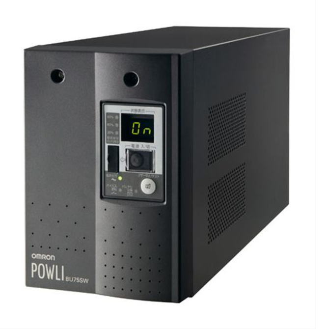 OMRON オムロン BU75SW 無停電電源装置(UPS)750VA/500W BU75SW【NE直】【防災の日】｜ECクルー店