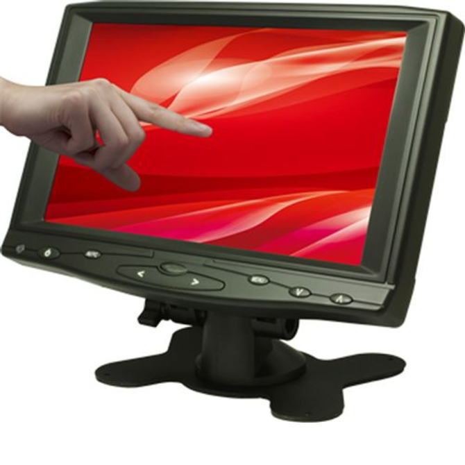 ADTECHNO エーディテクノ 7in 広広とした タッチパネル 液晶見せびらかす(800x480/HDMI/VGA/RCAx2/金棒引き/LED/4線式踏みこたえる膜) CL7619NT