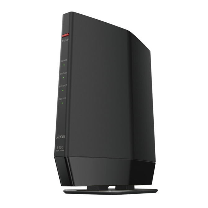 BUFFALO バッファロー 無線LAN親機11ax/ac/n/a/g/b 4803+573Mbps WSR-5400AX6P-BK WSR5400AX6PBK【NE直】