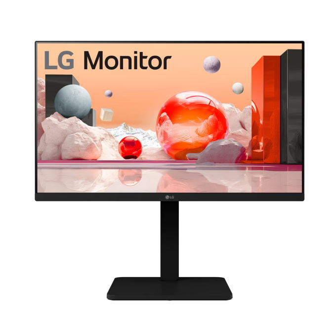 LGエレクトロニクス ５年保証 23.8型ワイド液晶ディスプレイ(IPS/スピーカー/ピボット) 24BA450-SB 24BA450SB 【NE直】