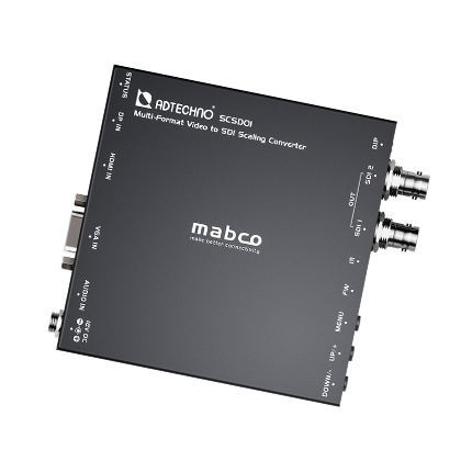 ADTECHNO エーディテクノ マルチフォーマット入力対応SDIスケーリングコンバーター SCSD01 47,190円