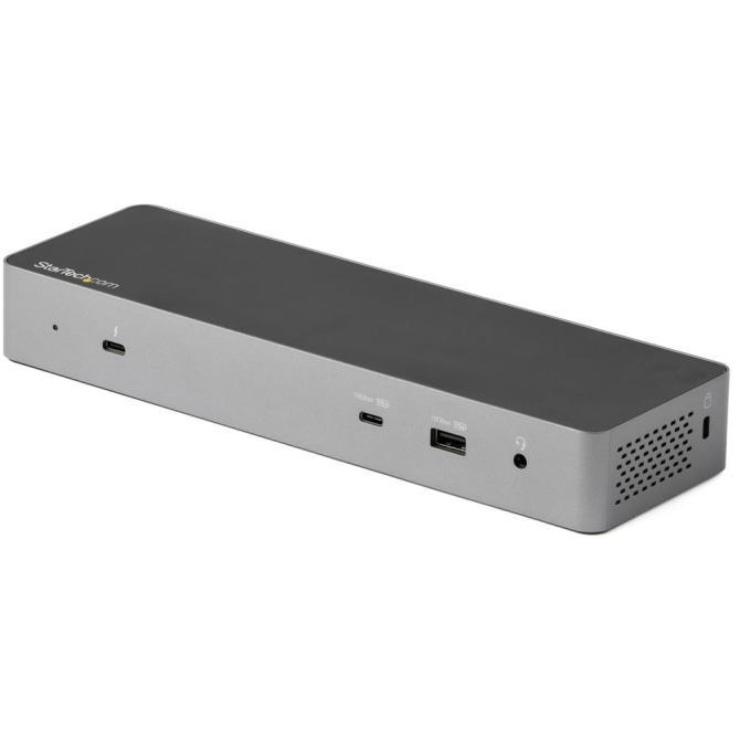 StarTech.com スターテックドットコム Thunderbolt 3 USB-C互換サンダーボルト3ドッキングステーション/デュアル4Kモニタ(DisplayPort 1.4 & HDMI 2.0)/8K/96W /有線LAN/Windows & Mac対応 TB3CDK2DH 【NE直】|ECクルー店