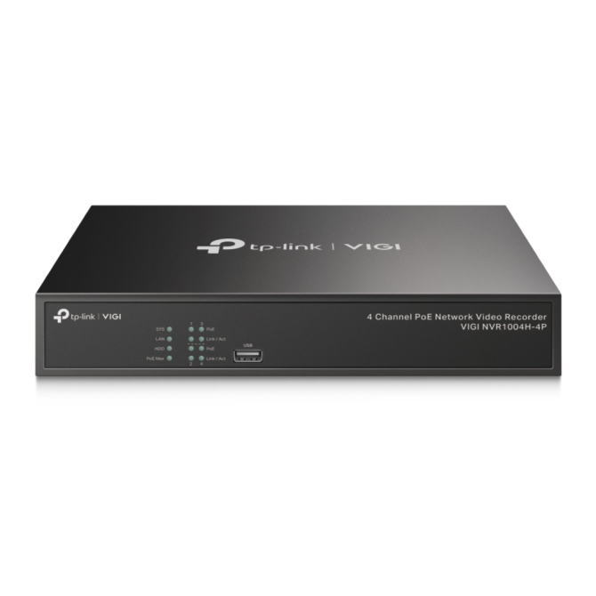 ｴﾝﾄﾘｰ至要たる確からしさ1/2最大限度100%Pﾊﾞｯｸ! 【当日送りとどける】TP-Link ティーピーリンク VIGI 4通信路 PoE+ ネットワークビデオレコーダー VIGI NVR1004H-4P VIGI NVR1004H4P