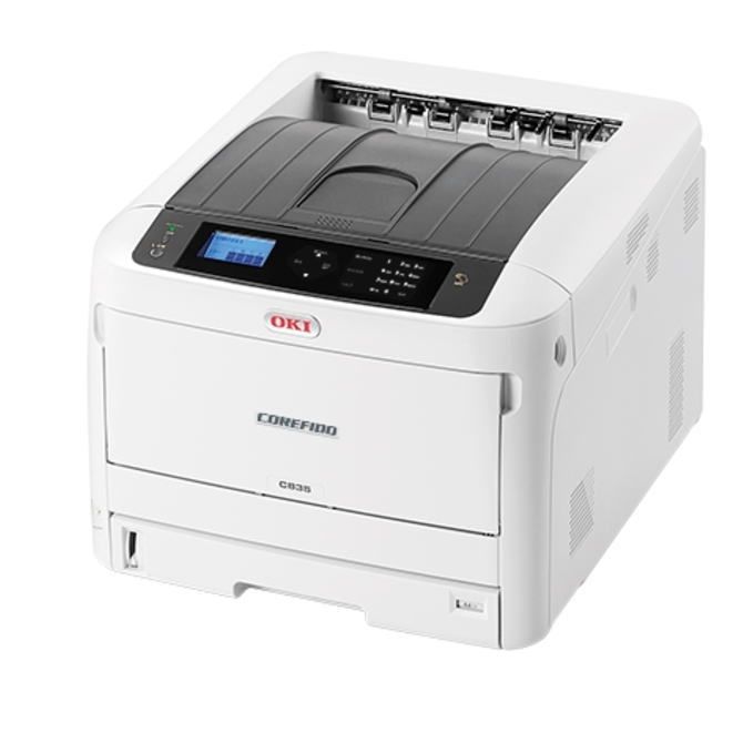 OKI 7年間無償保証、メンテナンス品7年間無償提供 COREFIDO EX LEDプリンター C835DNW(カラー/LAN/W-LAN/USB2.0/A3) C835DNW【NE直】